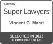 Rated by Super Lawyers(R) - Vincent G. Macri | Selected in 2023 Thomson Reuters